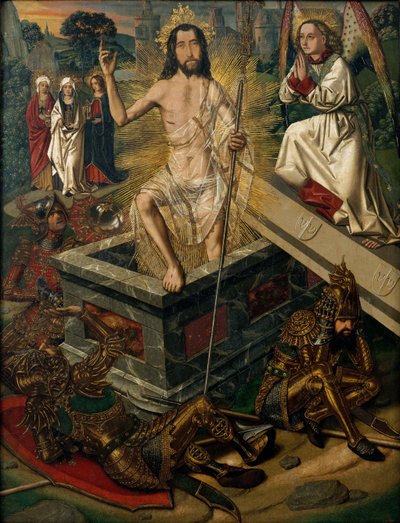 Resurrection by Bartolomé Bermejo
